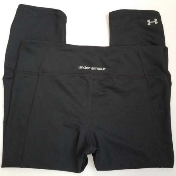 Under Armour Black HeatGear ArmourVent Capri Size Small - Picture 4 of 9
